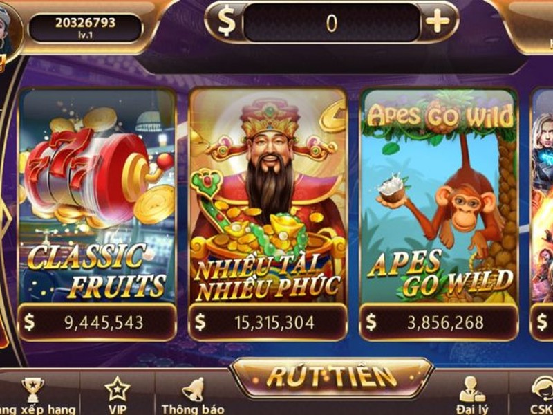Hình ảnh các trò chơi Slot đa dạng tại Lucky88